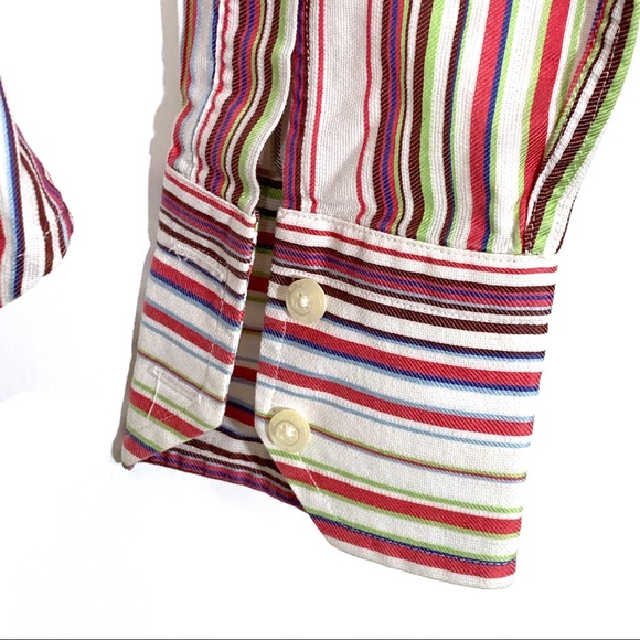 Etro Striped Button Down Top - Picture 3 of 6